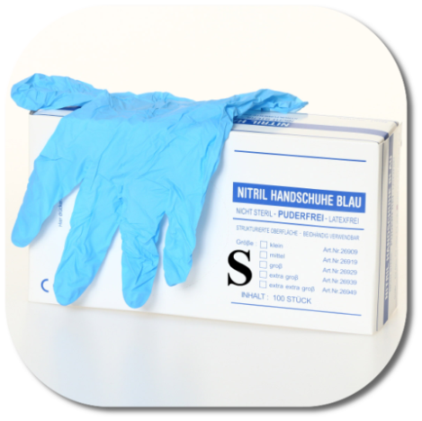 Einweg Nitril Handschuh S